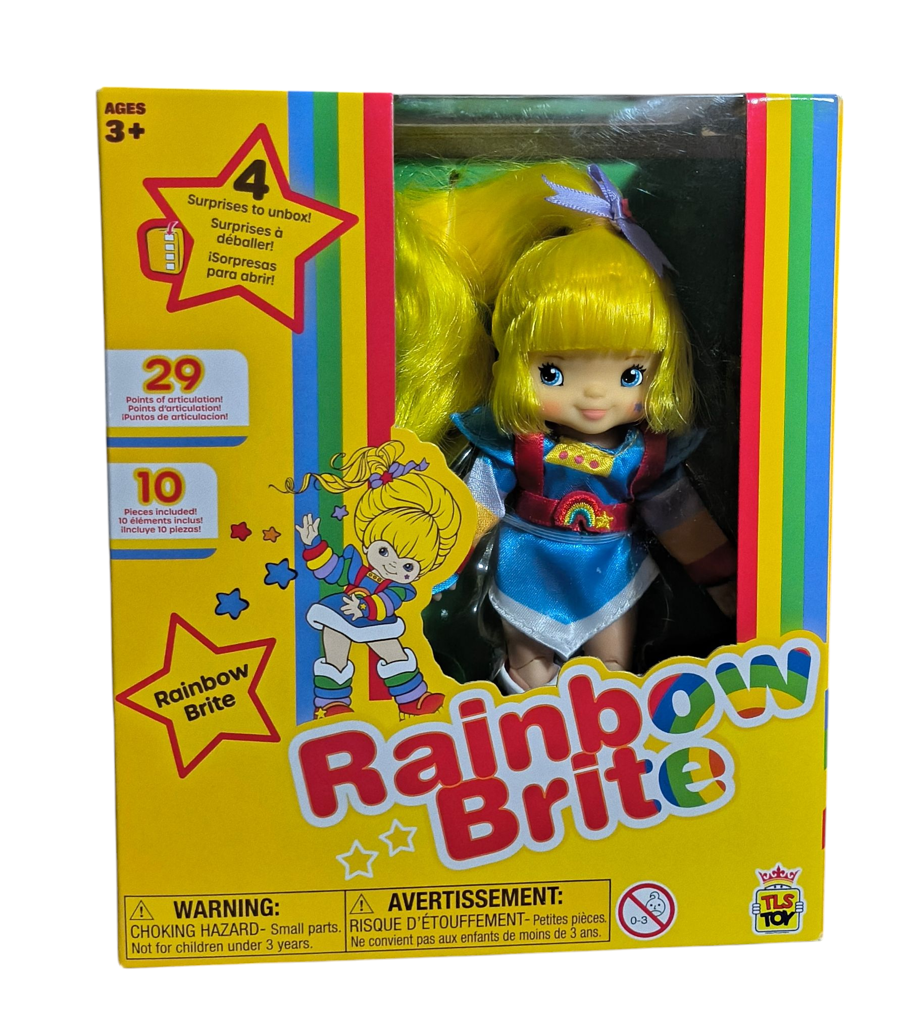 The Loyal Subjects Retro Rainbow Brite 5.5” Doll Exclusive 4 Surprises 10 Pieces