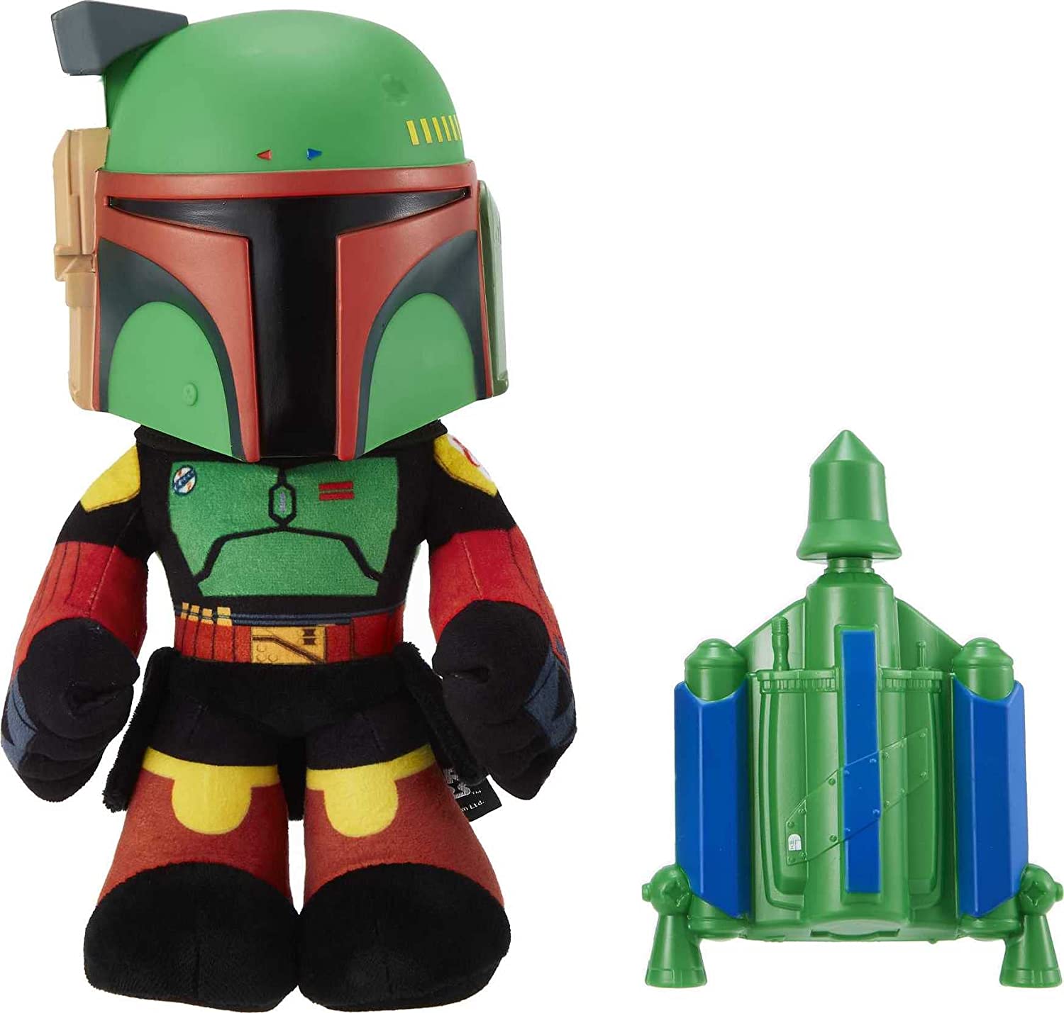 Star Wars Rocket Launching Boba Fett Feature Plush 12" image 2