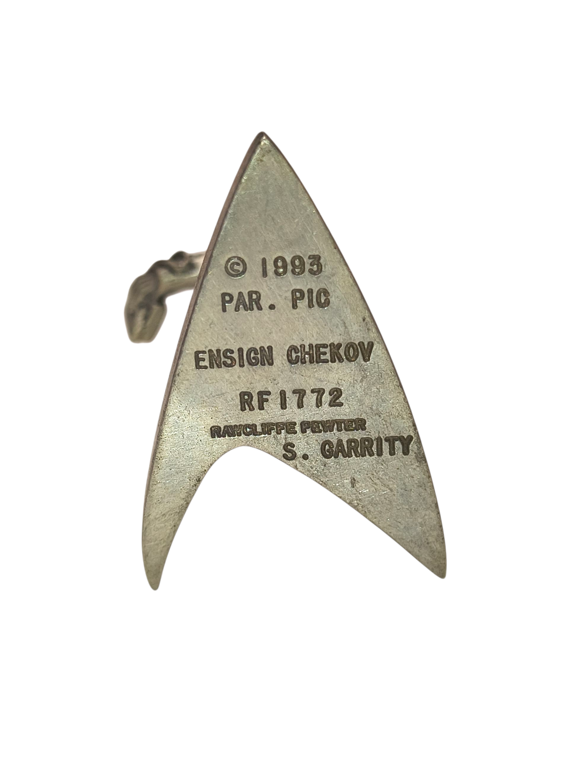 1993 Rawcliffe Fine Pewter Star Trek TOS Ensign Chekov RF1772 Figurine image 3