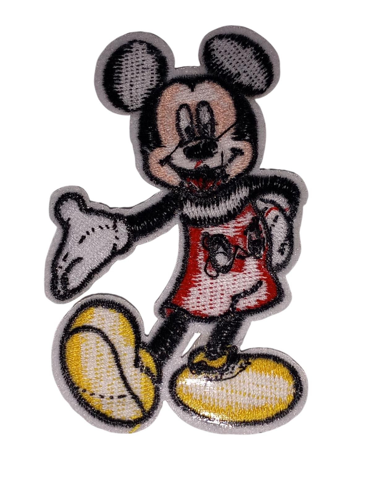 Disney Mickey Mouse Full Body Thumbs Up 3" Iron On Patch image 2