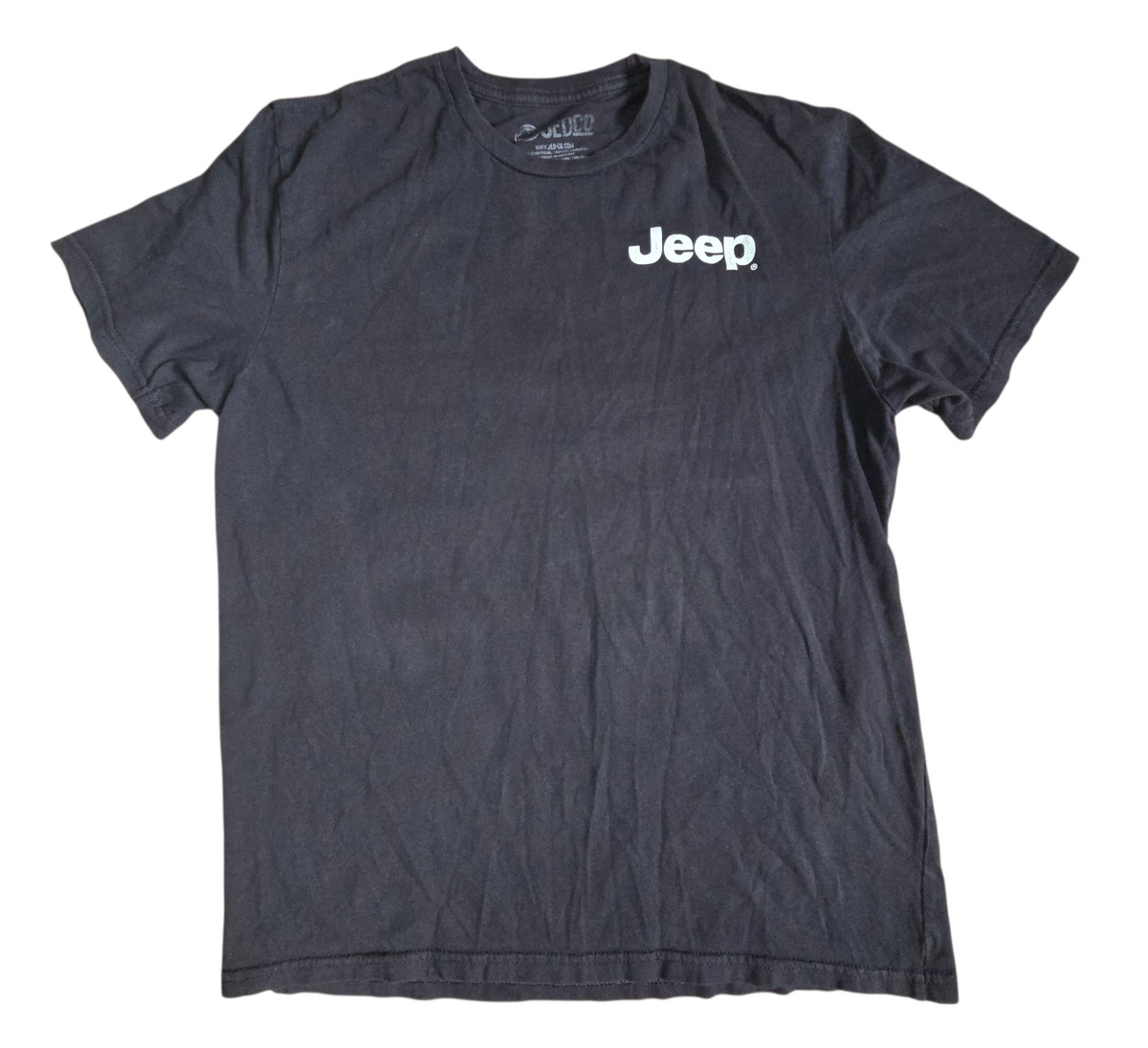 JedCo Jeep Freedom Outdoors Crew Neck Black Short-Sleeve Medium T-Shirt