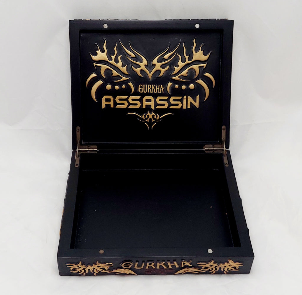 Gurkha Assassin Square Cigar Box 9" x 7" image 6