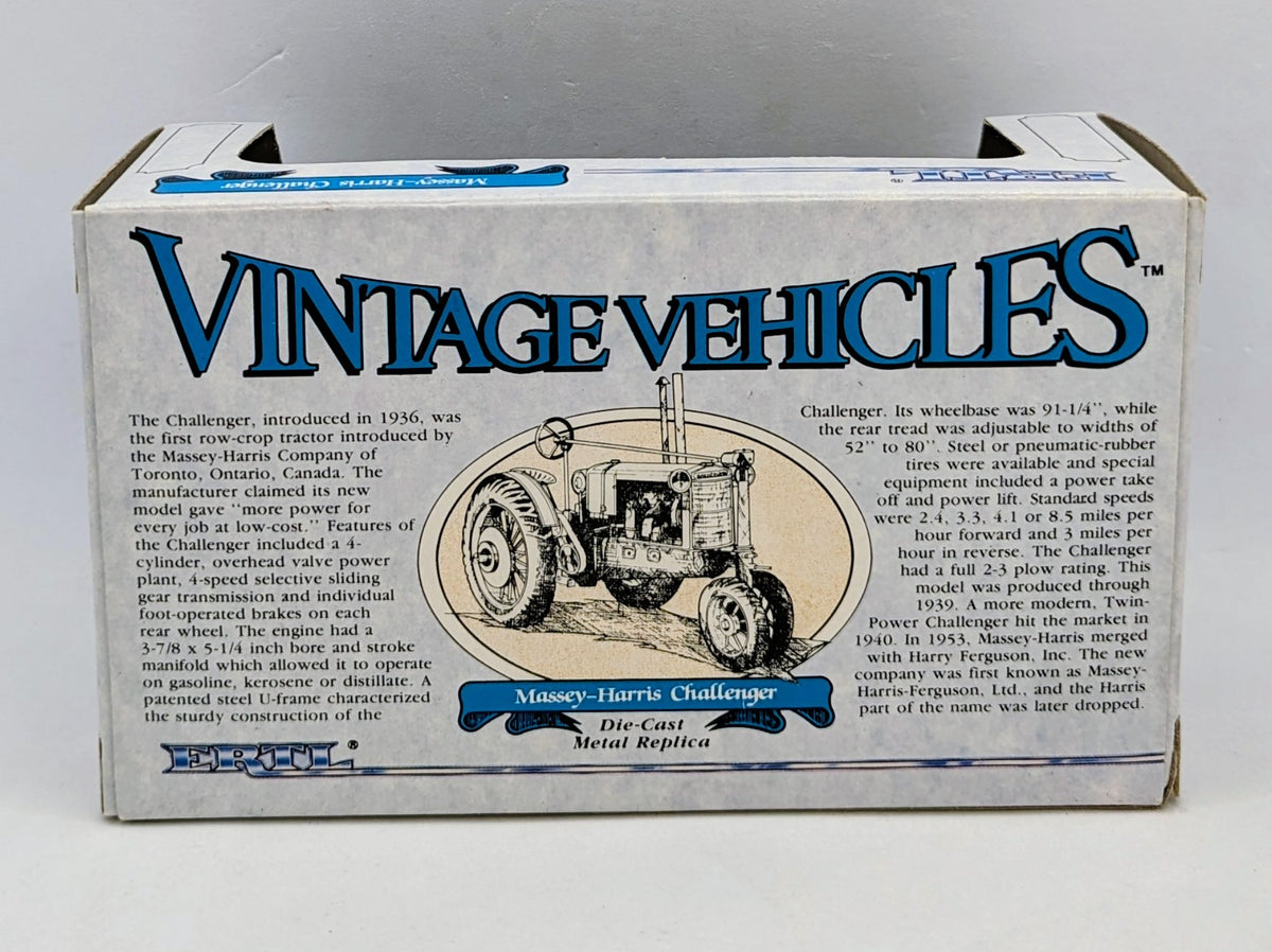 1985 ERTL Vintage Vehicles Massey-Harris Challenger Tractor 1:43 Diecast 2511 image 2