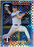 2024 Topps Chrome Update #USC105 Jack Leiter X-Fractor Texas Rangers RC