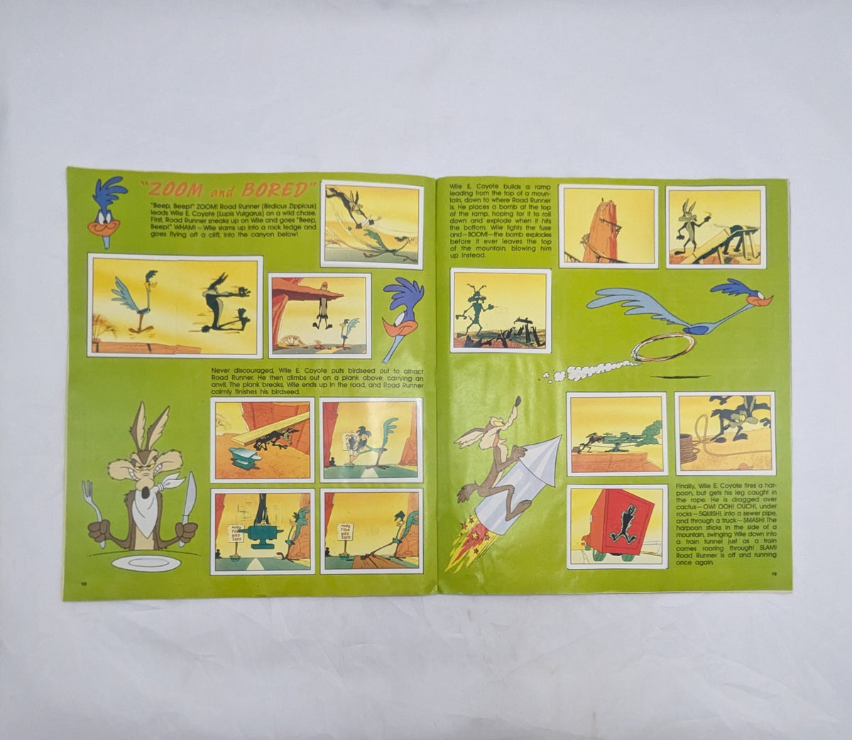 1990 Panini Warner Happy Birthday Bugs Looney Tunes Sticker Book 100% Complete image 12