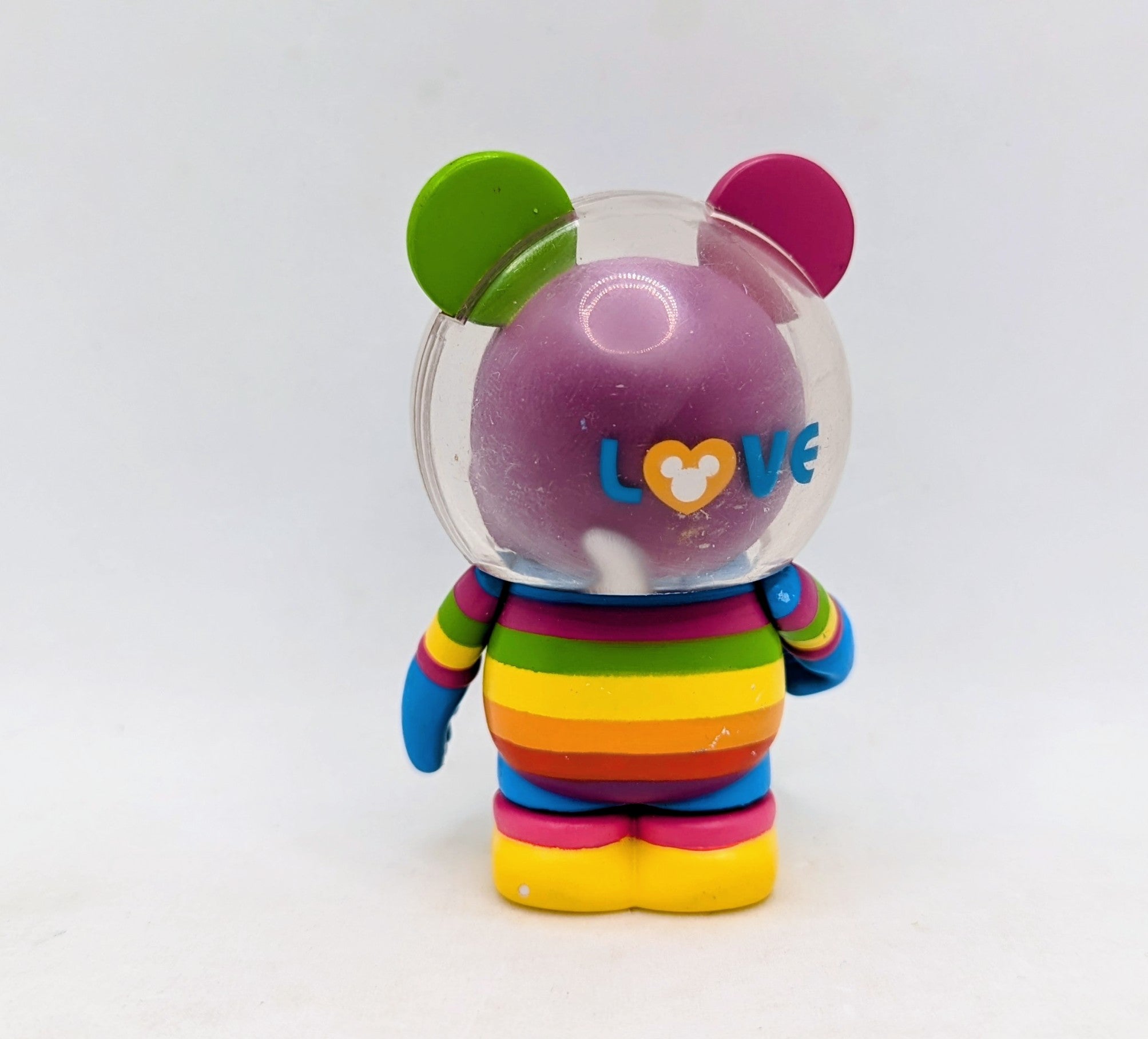 Disney Store Vinylmation I Love Mickey Mouse Stripes Vinyl Figure image 2