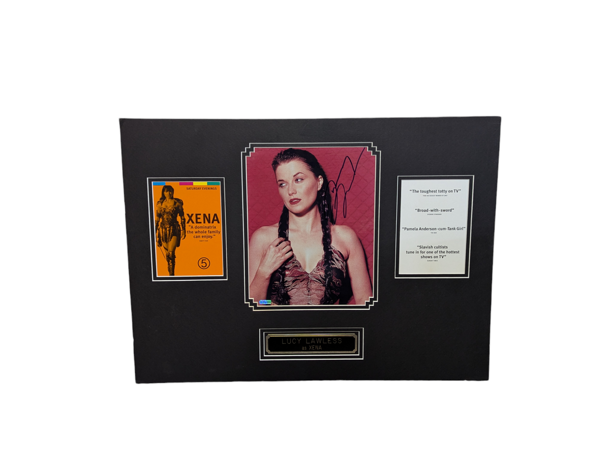 Holzheimer's Lucy Lawless As Xena Signed Print 16.5 x 22.5
