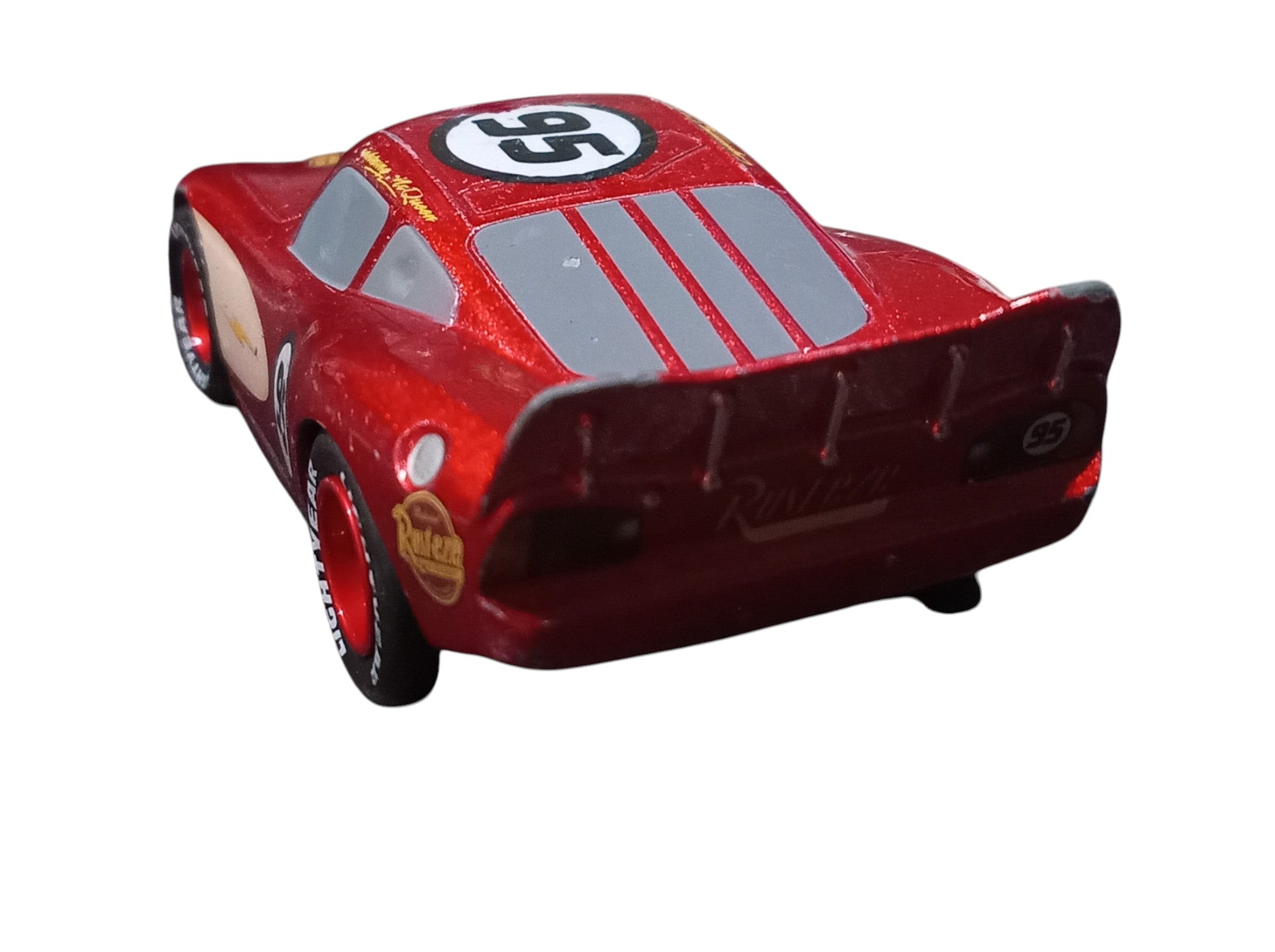 Disney Pixar Cars Pull n Race Lightning McQueen Parks Exclusive Diecast 1:43 image 3