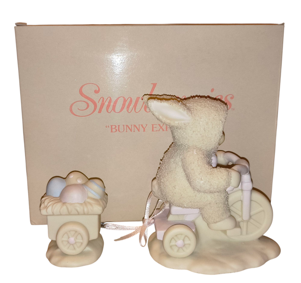 1997 Department 56 Snowbunnies #26287 Bunny Express Figurine image 2