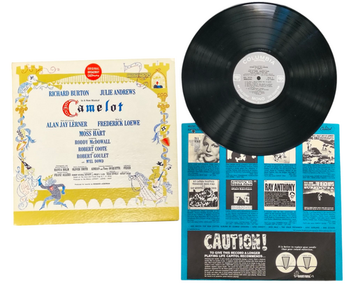 1960 Columbia Camelot Richard Burton Julie Andrews KOL 5620 Vinyl Record LP