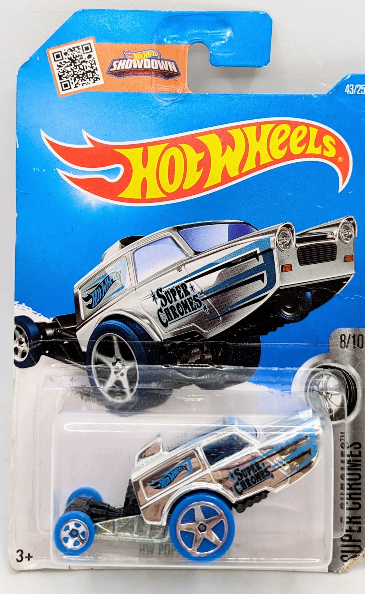 2016 Hot Wheels Super Chrome HW Poppa Wheelie 43/250