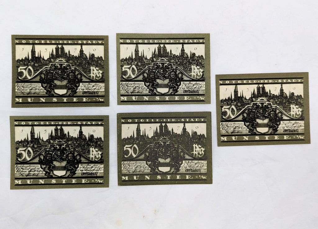 German Notgeld 50 Pfenning Emergency Money image 2