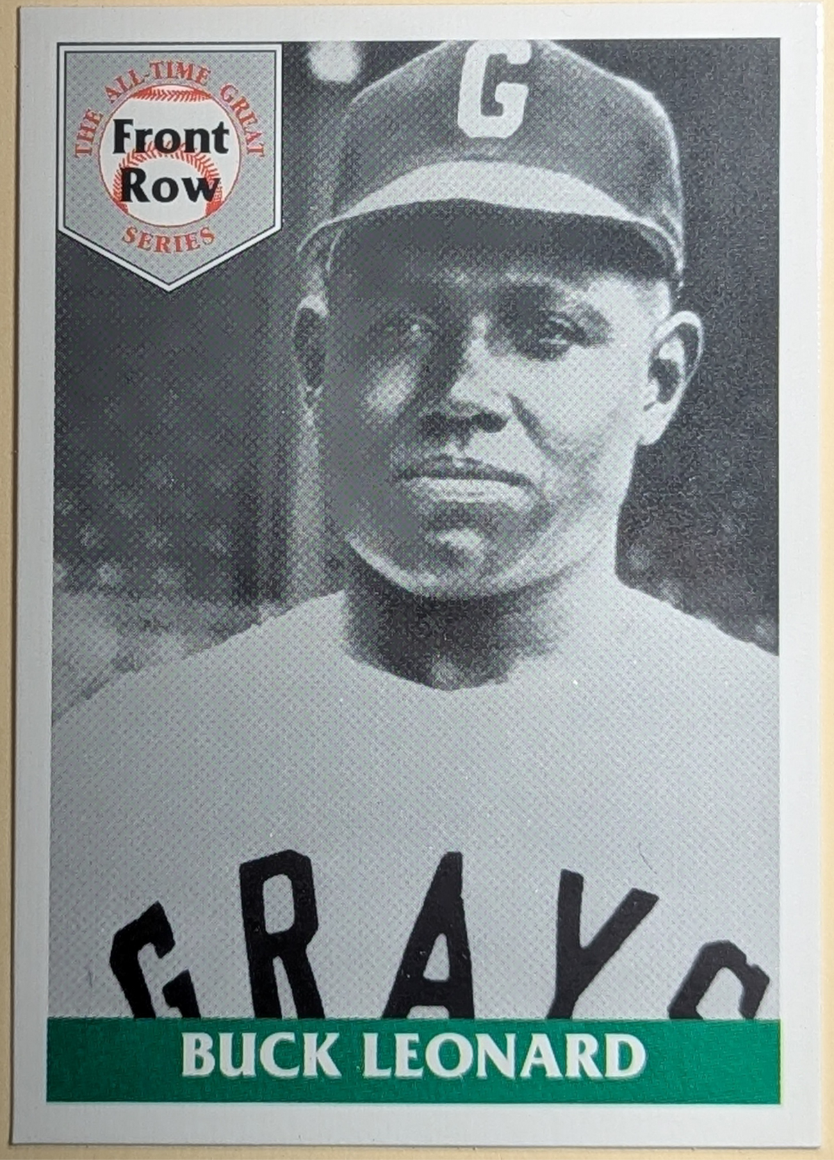 1992 Front Row All-Time Great Promos #1 Buck Leonard "Walter Fenner Leonard"