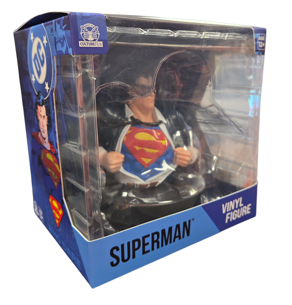 2025 Culturefly World Finest DC Comics Clark Kent Superman 5" Vinyl Bust Statue image 4