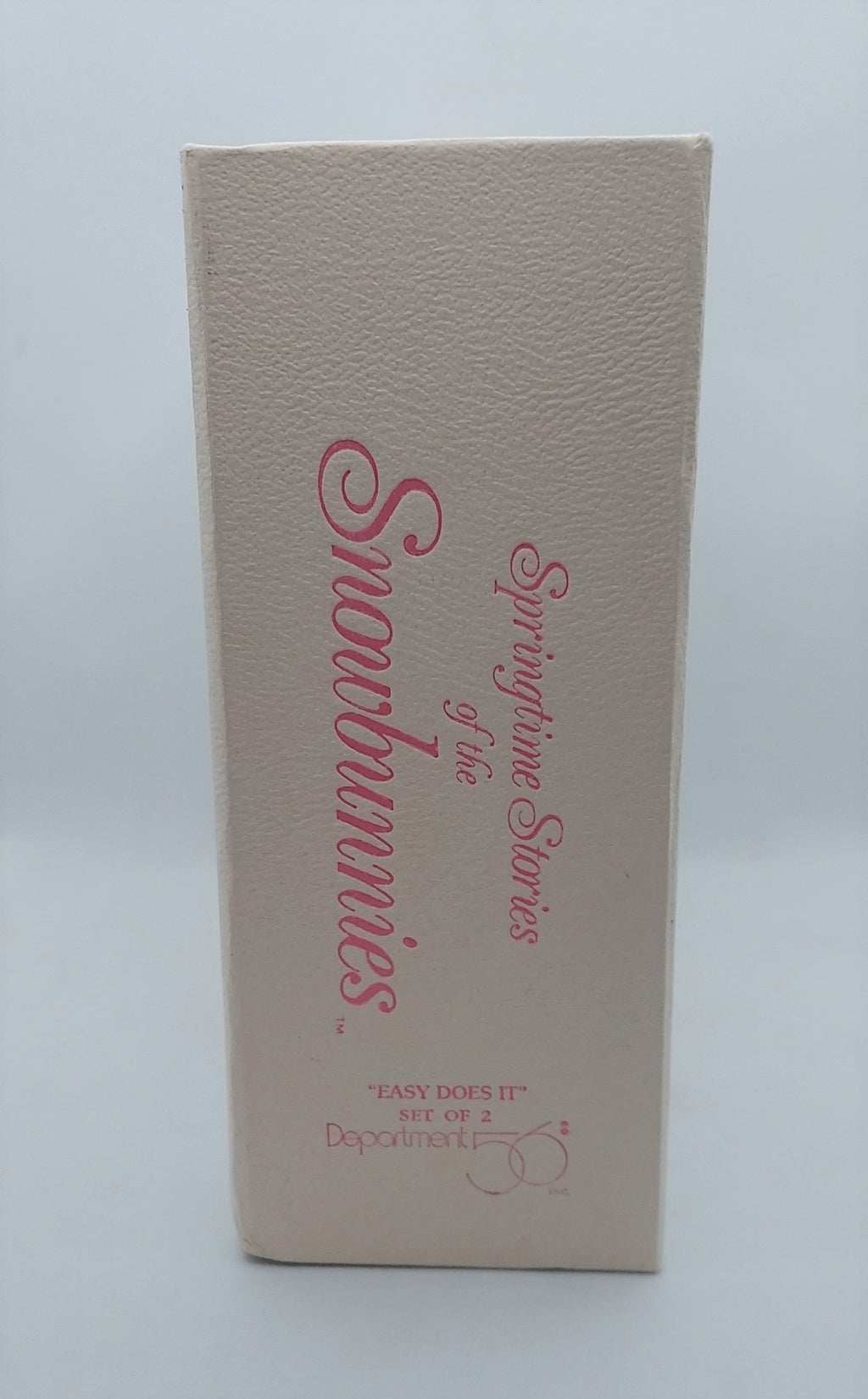 1996 Department 56 Springtime Stories Snowbunnies Easy Does It 26274