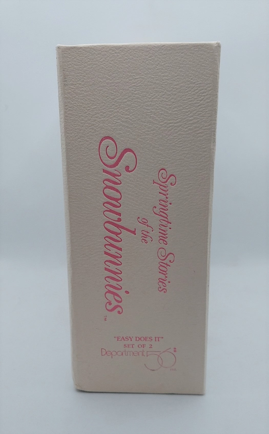 1996 Department 56 Springtime Stories Snowbunnies Easy Does It 26274