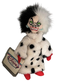 Disney Store 101 Dalmatians Cruella De Vil 7" Mini Bean Bag Plush
