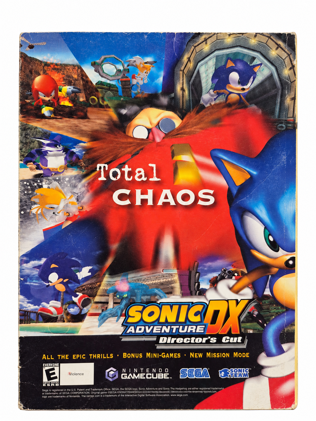 Archie's Double Digest 144 back cover Sonic Adventure DX advertisement