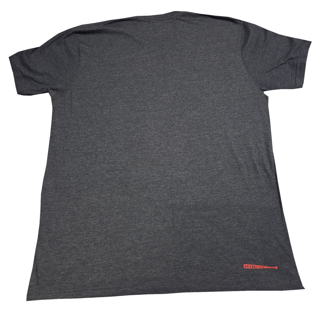 Baseballism Life's Too Short Fastballs XXL T-shirt back on white background