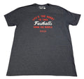 Baseballism Life's Too Short Fastballs XXL T-shirt front on white background