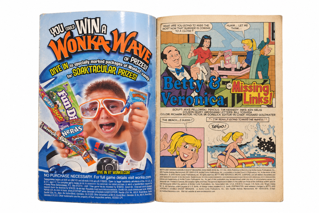 Betty and Veronica Double Digest 117 opening pages October 2003