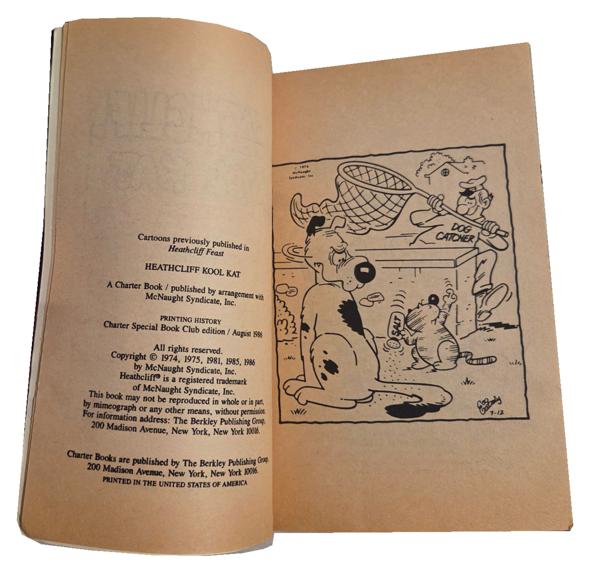 Heathcliff Kool Kat – original interior photo with fingers removed