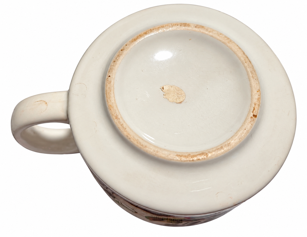 Bugs Bunny Spice It Up soup mug base showing wear and sticker residue