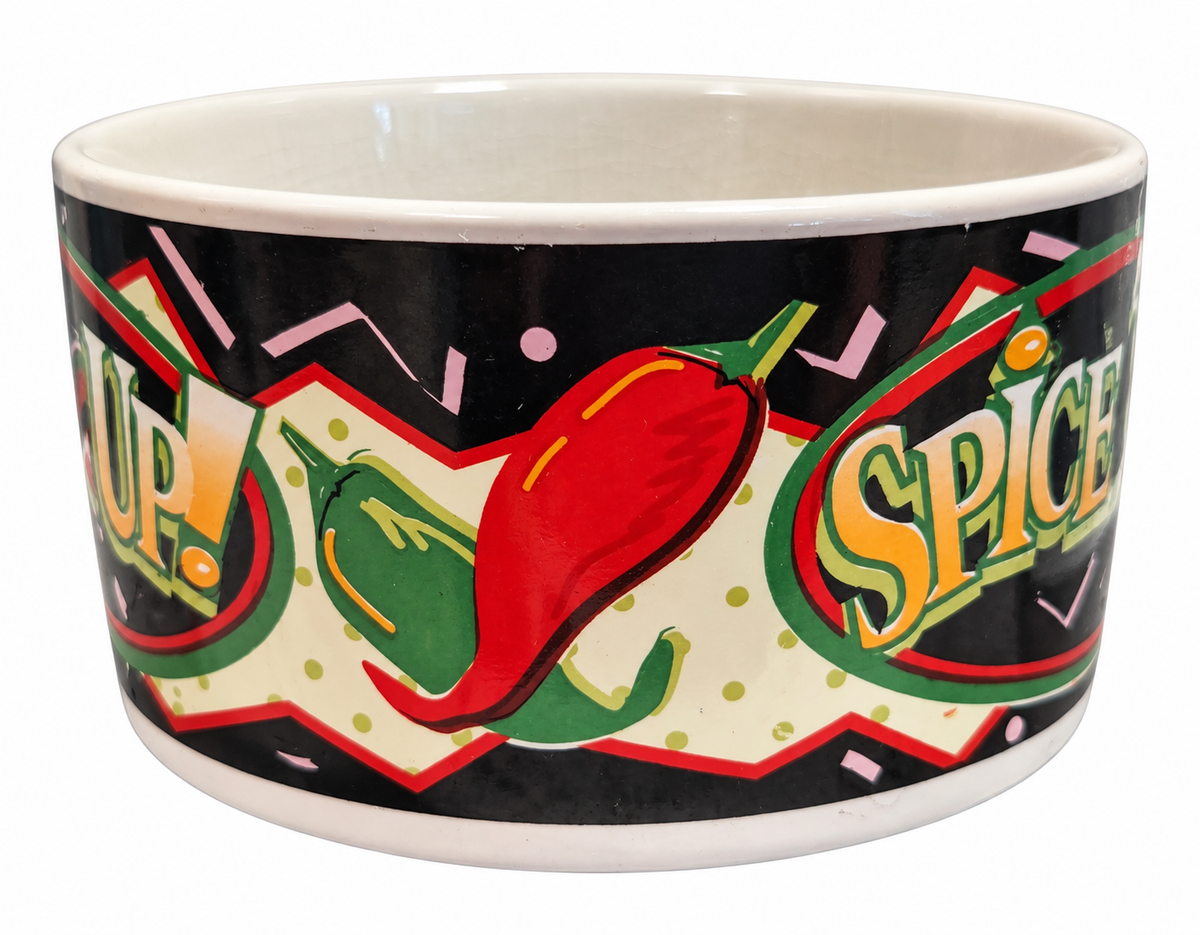 Bugs Bunny Spice It Up soup mug side view on white background