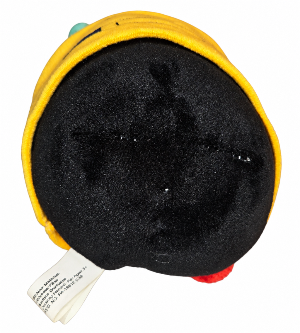 Bulma Mochibi plush black rear view on white background