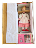 Brand new Paradise Galleries Candy Cane doll in original opened packaging with booklet