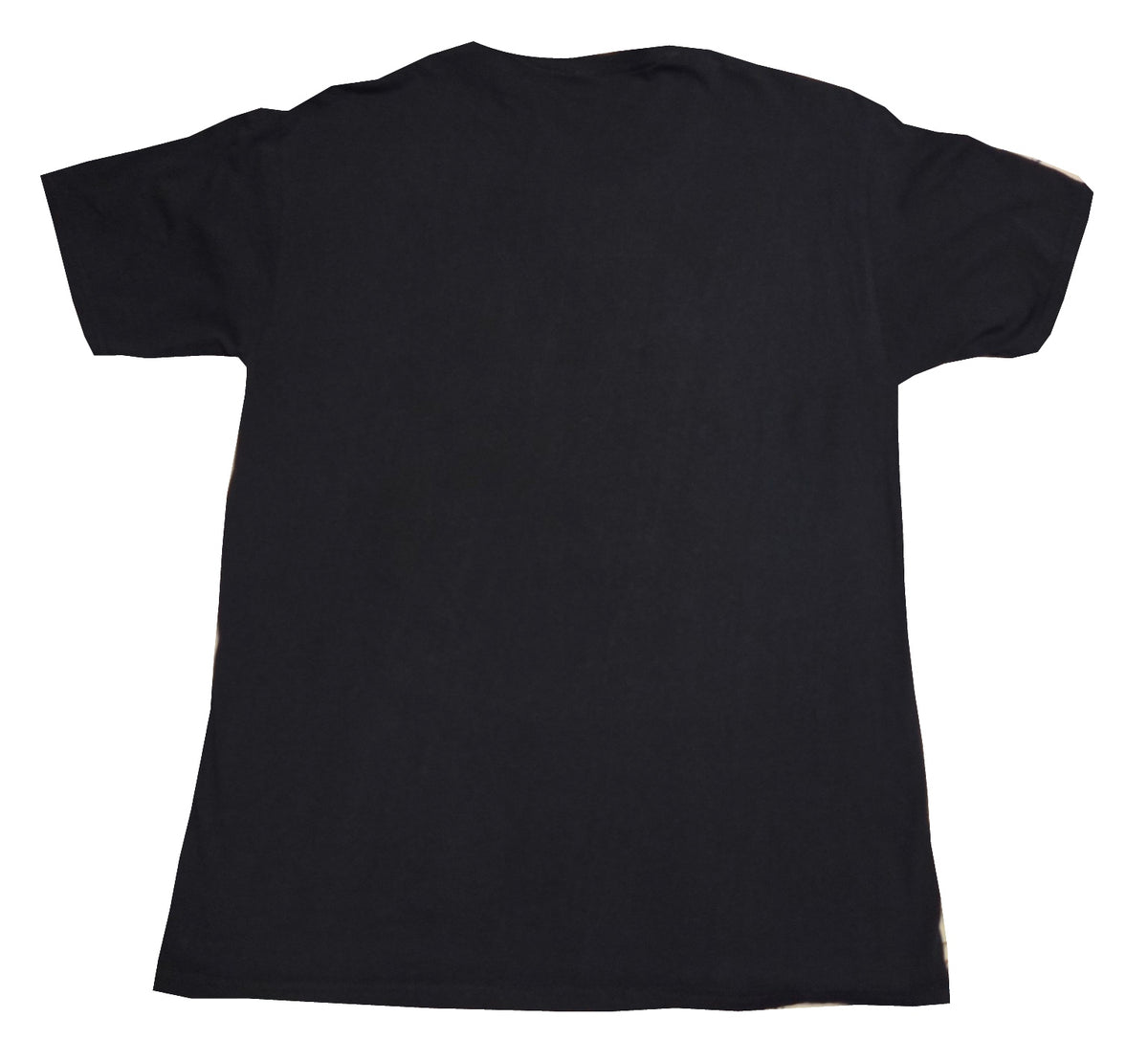 Cowboy Bebop seated Spike Spiegel black graphic T-shirt size Large, back, white background