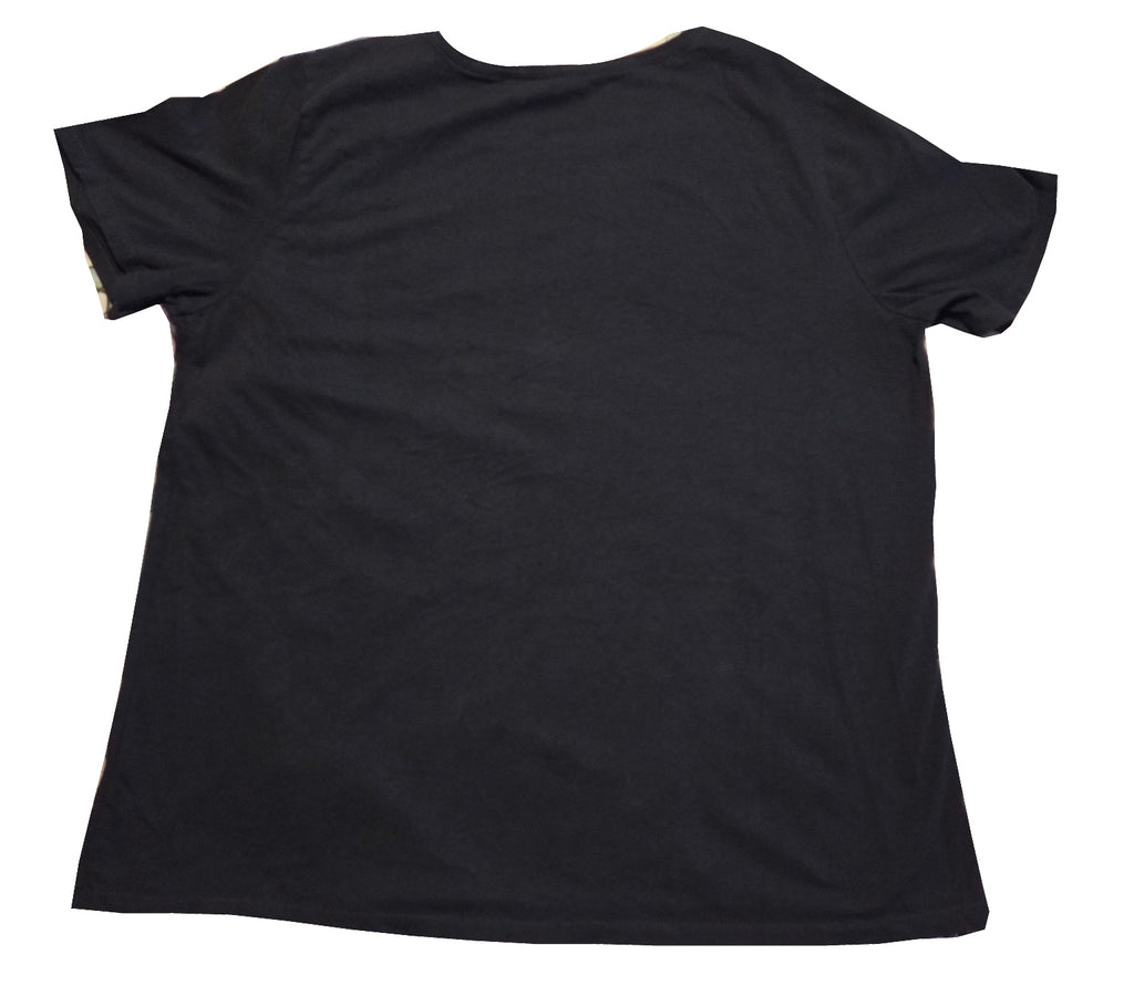 Disney Goofy Gawrsh black graphic T-shirt size 2X, back, white background