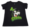 Disney Goofy Gawrsh black graphic T-shirt size 2X, front, white background