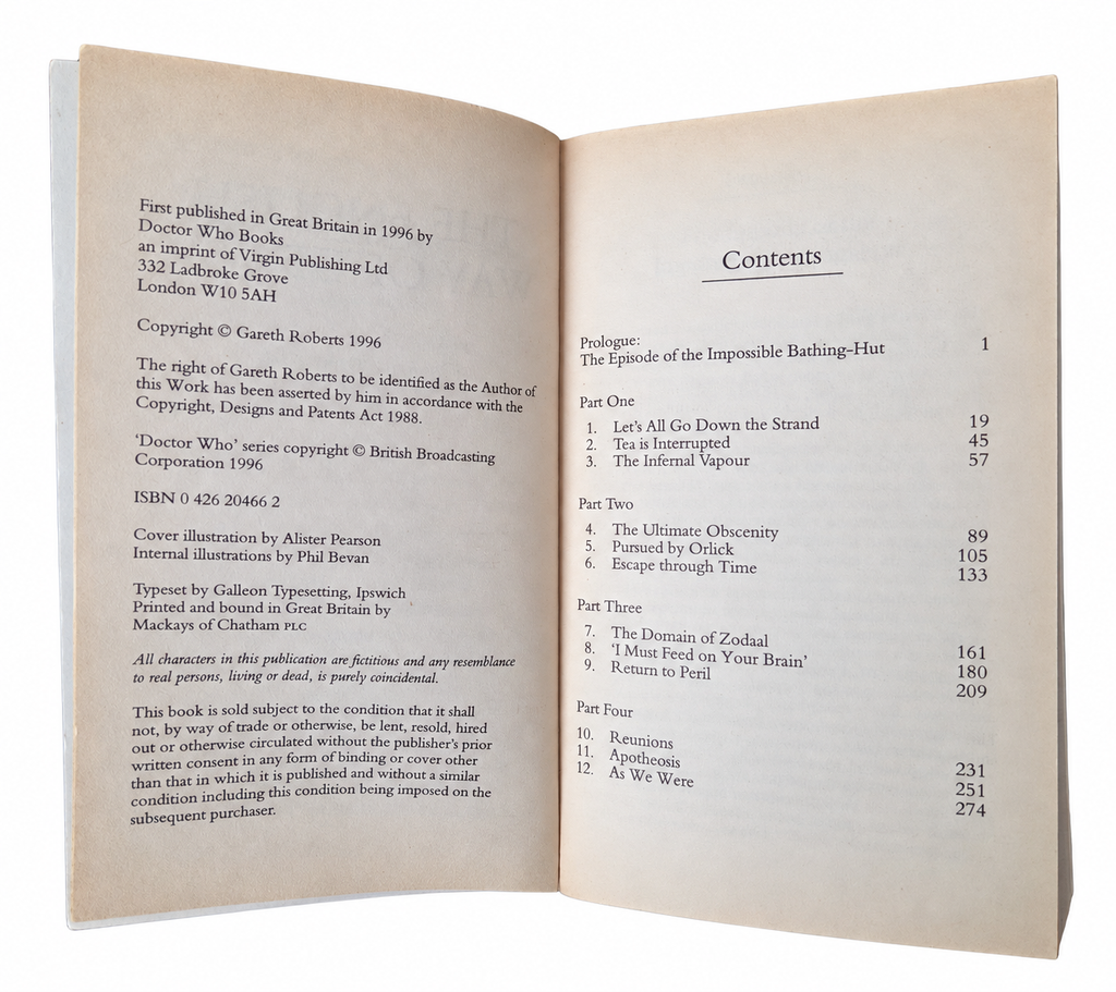 The English Way of Death copyright and contents pages