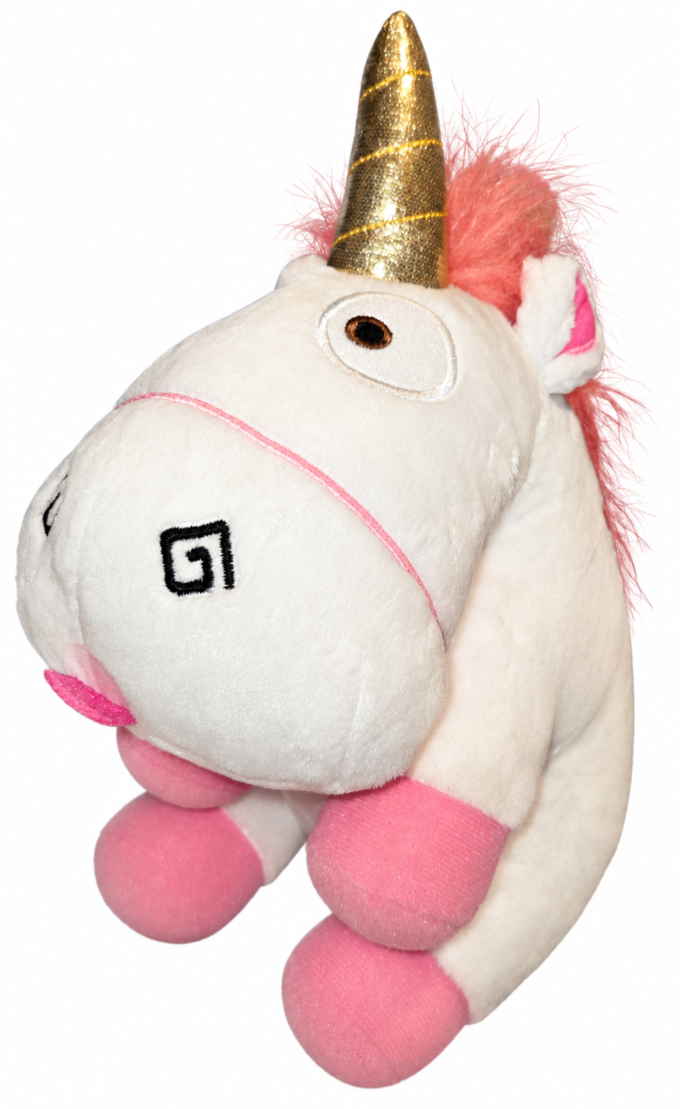 Despicable Me Fluffy unicorn plush front on white background