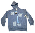 Blue Freeze Disney Stitch hoodie size Large, front, white background