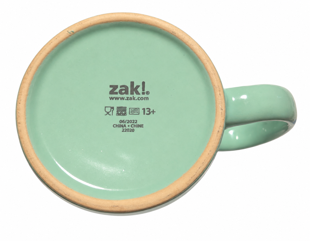 Friends mint green None of It Matters When We're Together mug base markings on white background