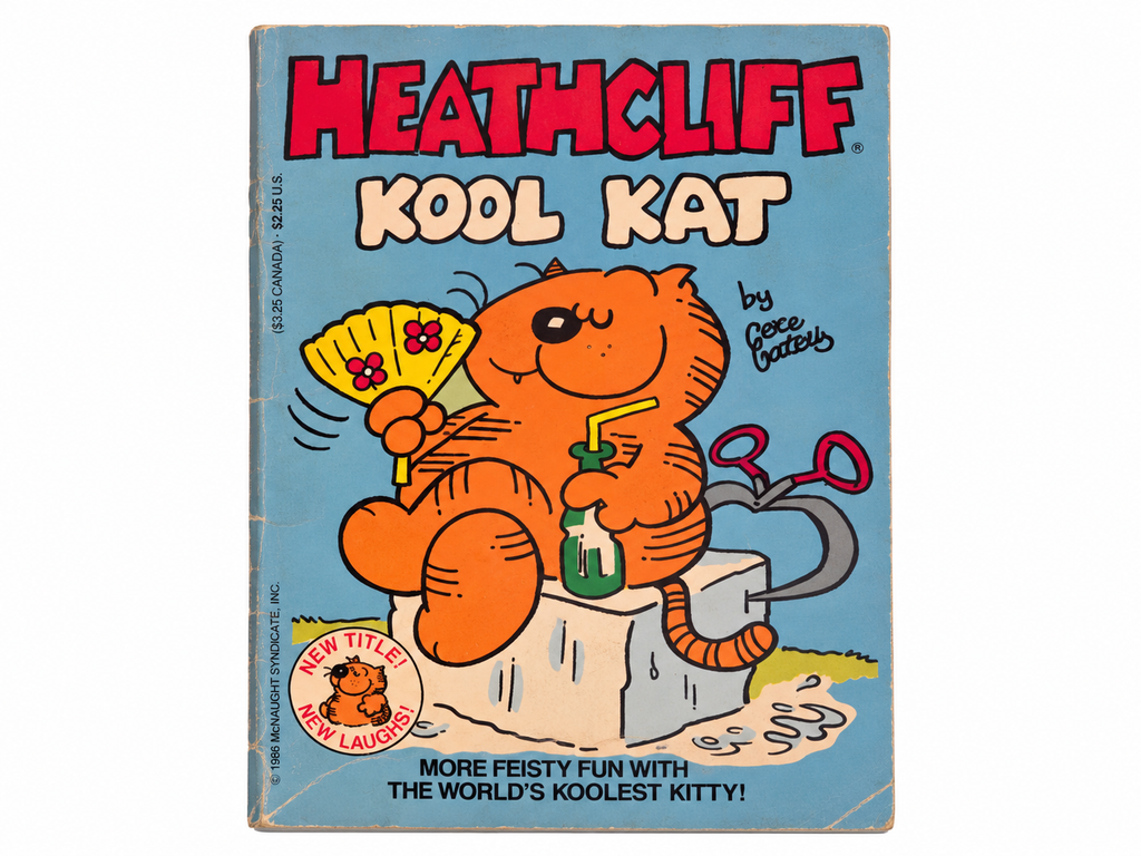Heathcliff Kool Kat front cover on white