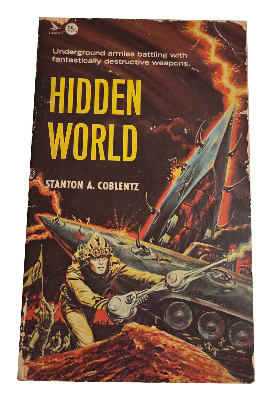 Hidden World by Stanton A Coblentz front cover on white background