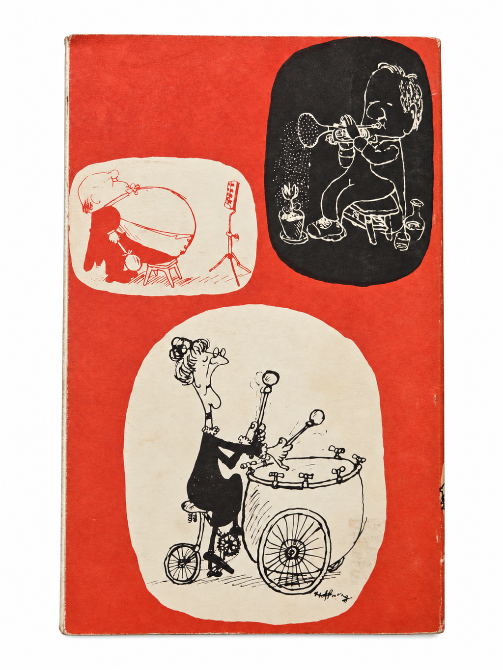 Hoffnung Symphony Orchestra back cover cartoons and wear