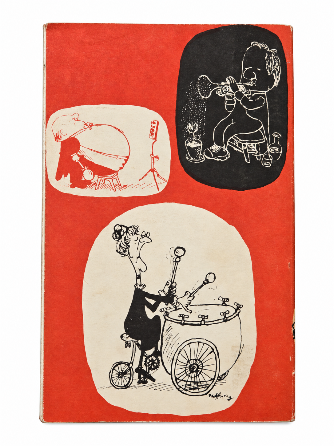 Hoffnung Symphony Orchestra back cover cartoons and wear