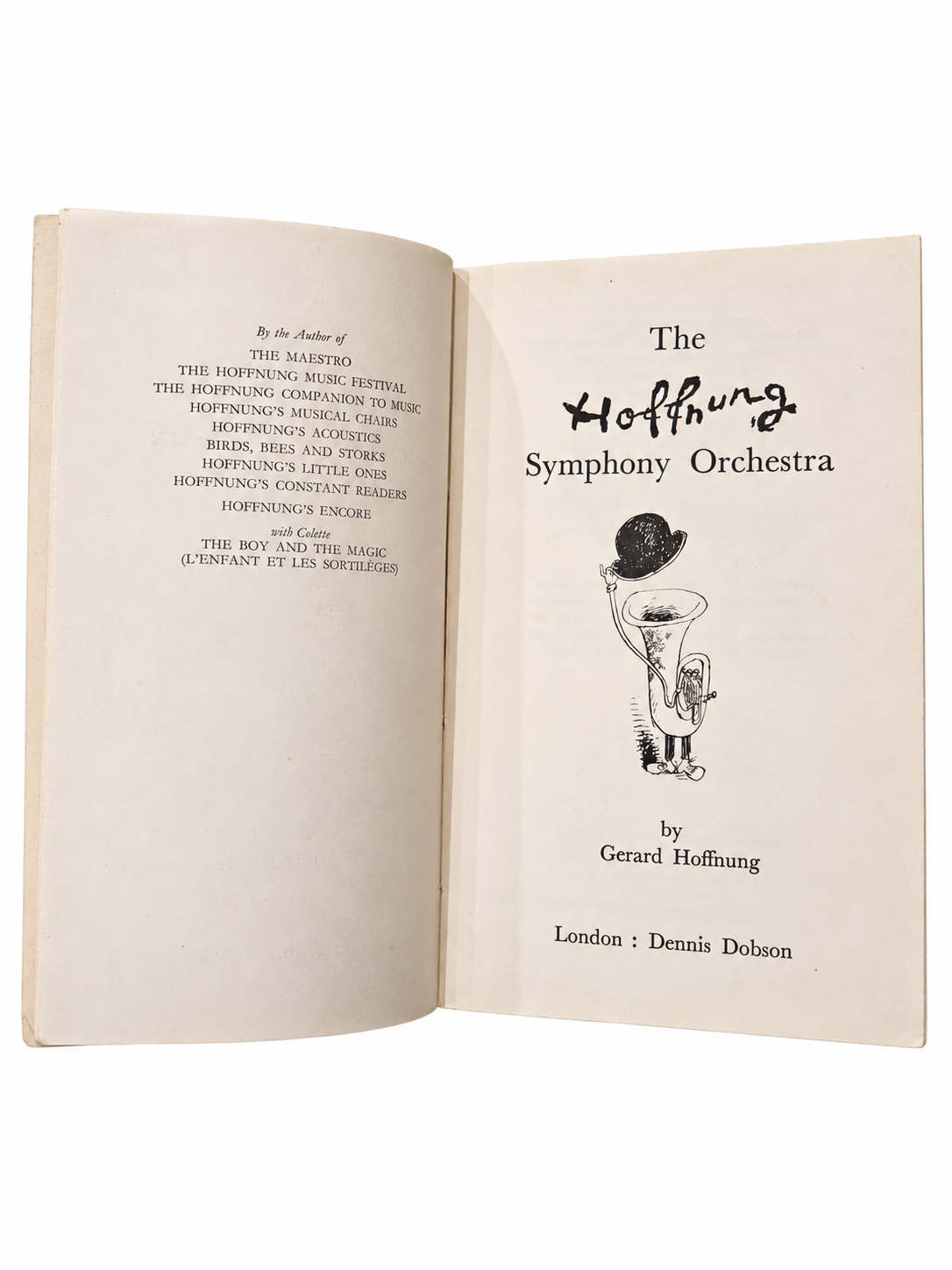 The Hoffnung Symphony Orchestra title page