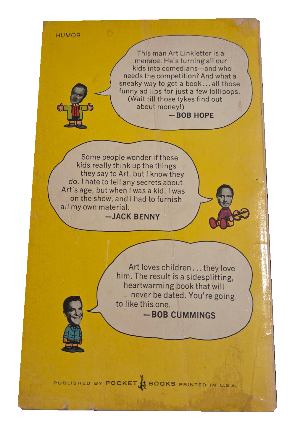 Kids Say the Darndest Things pre-owned exact copy, back cover