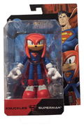 JAKKS Pacific Sonic x DC Knuckles as Superman figure front of original packaging