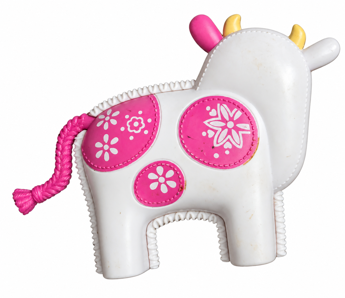 Lalaloopsy Berry Jars 'N' Jam Pink & White Cow Pet – reverse view on white