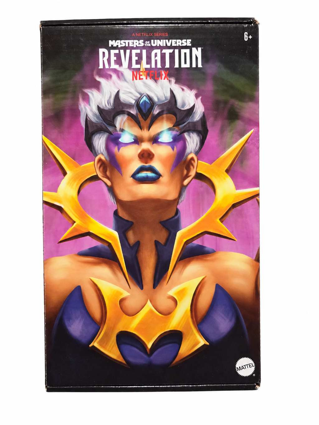 Mattel Masterverse Revelation Dark-Lyn box front on white background