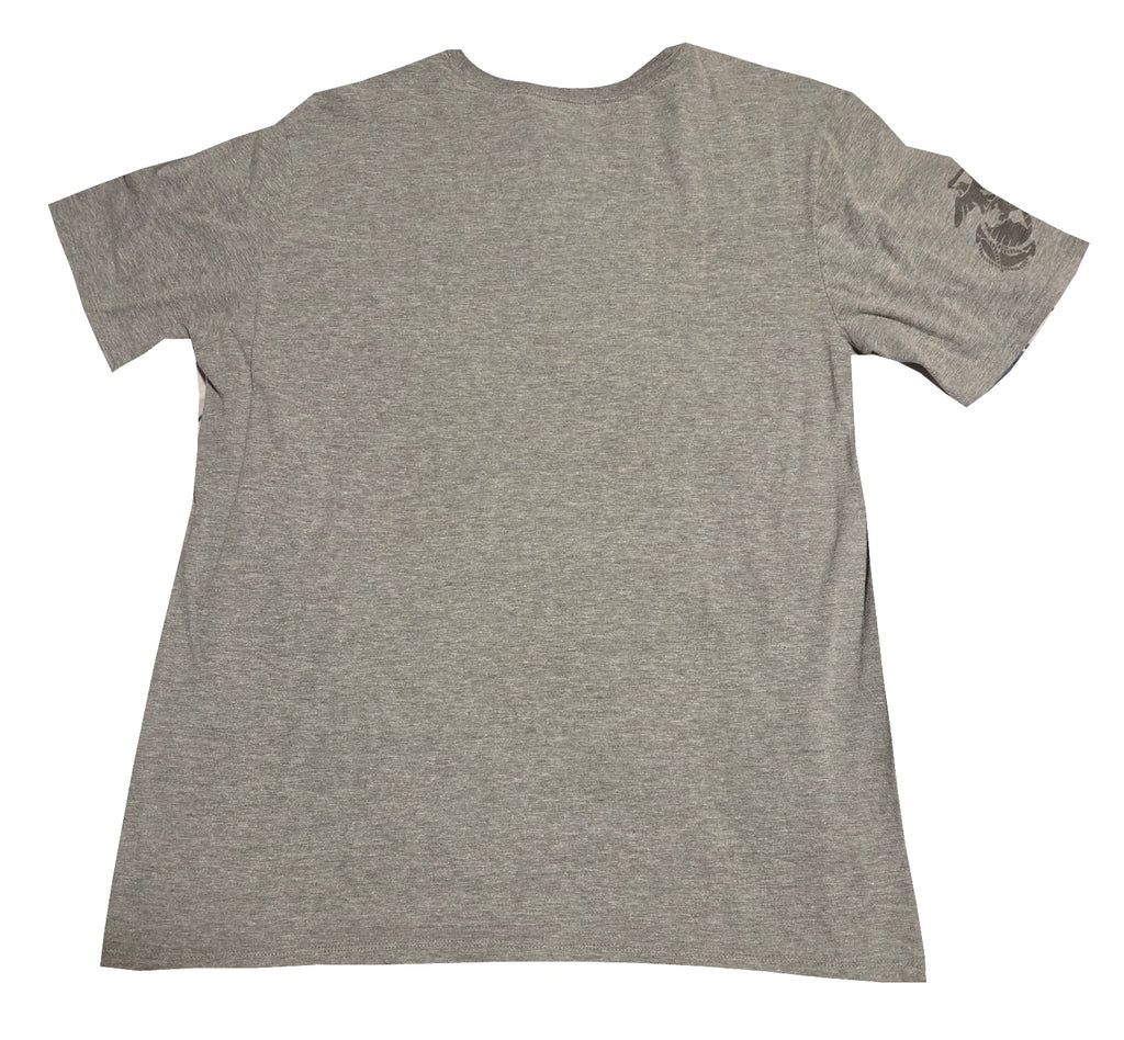 Nike Always a Marine gray large T-shirt back on white background