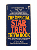 The Official Star Trek Trivia Book front cover on white background