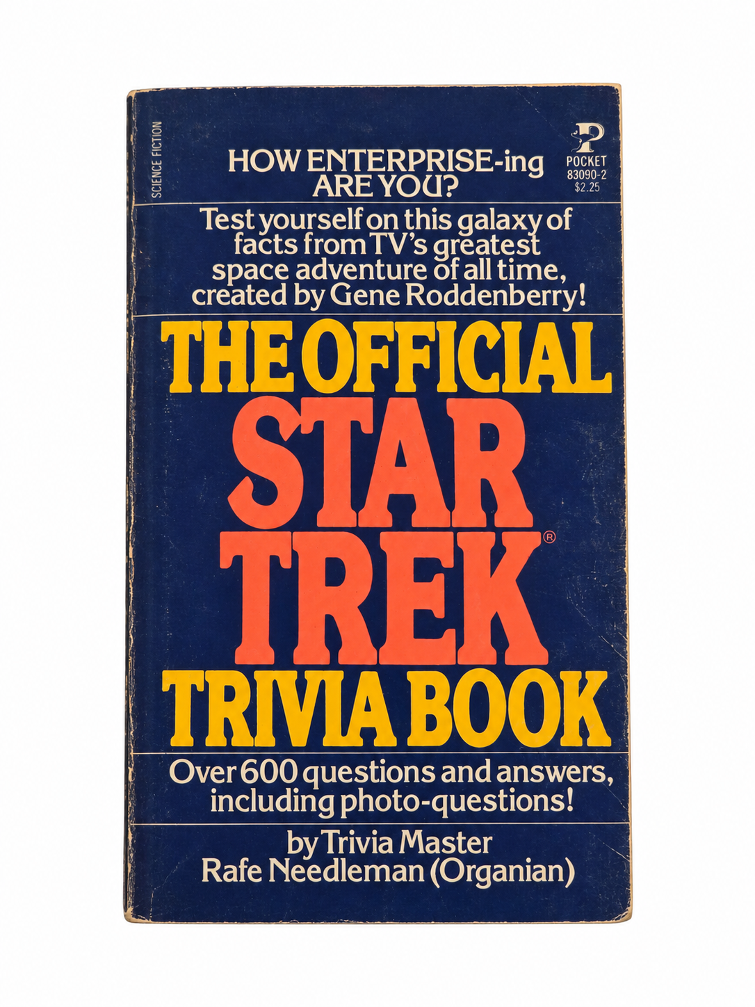 The Official Star Trek Trivia Book front cover on white background