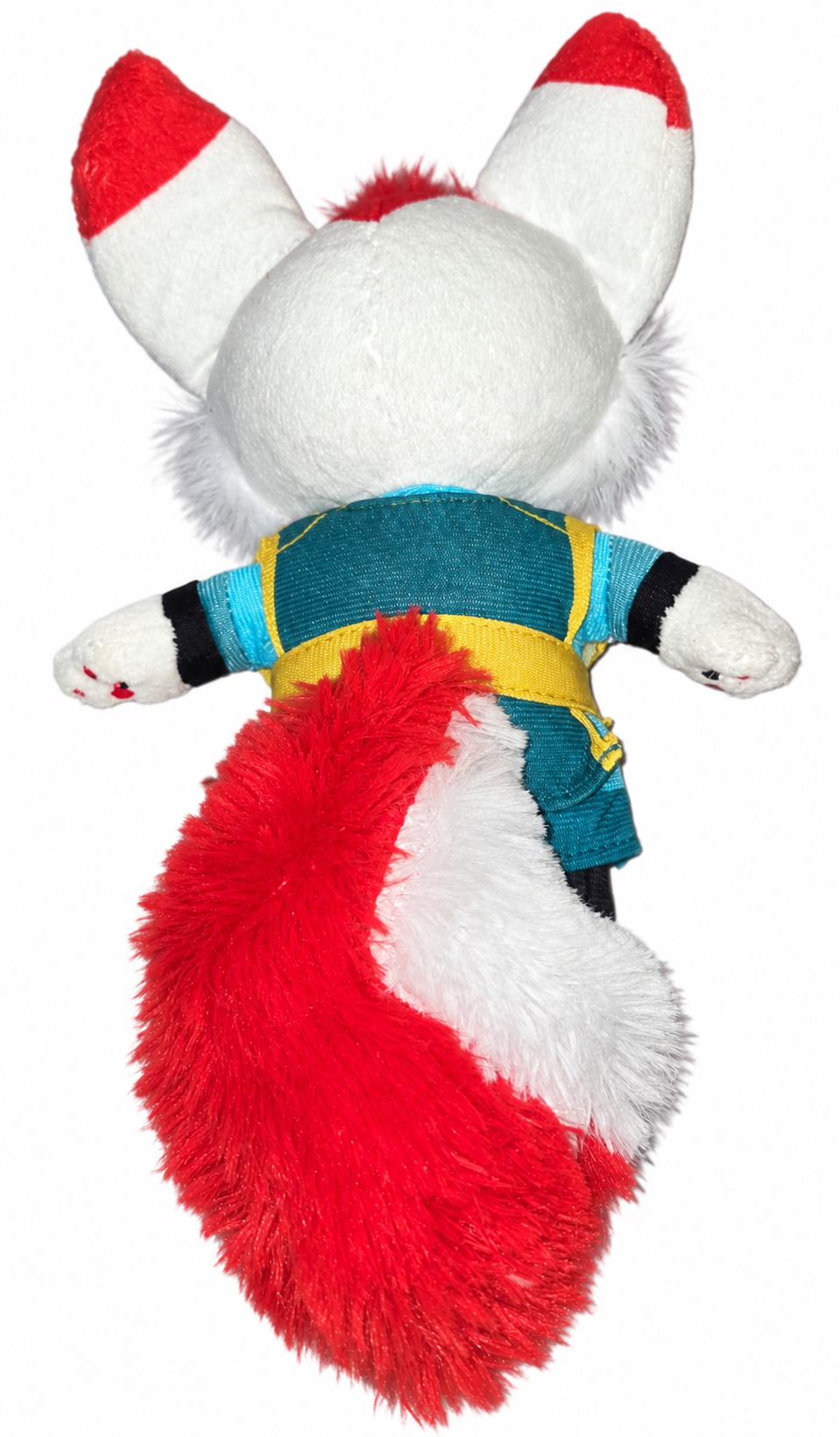 Skyward Hesho plush back and tail on white